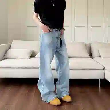 YearnObtainRainbow Retro Blue Jeans