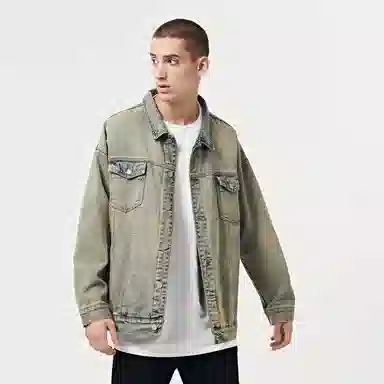 YearnObtainRainbow Denim Jacket