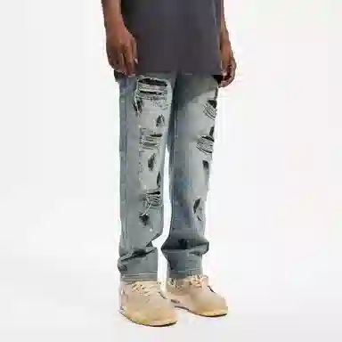 YearnObtainRainbow Vintage Distressed Jeans