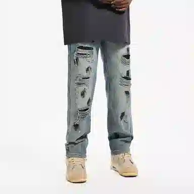 YearnObtainRainbow Vintage Distressed Jeans