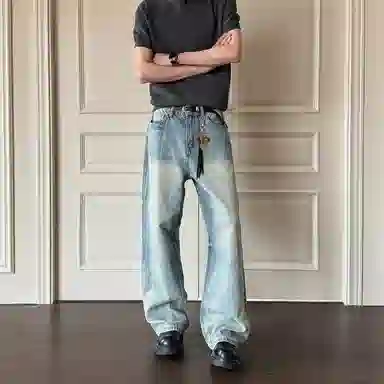 YearnObtainRainbow Retro Blue Jeans