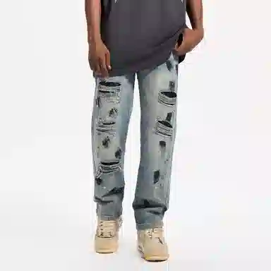 YearnObtainRainbow Vintage Distressed Jeans