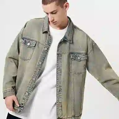 YearnObtainRainbow Denim Jacket