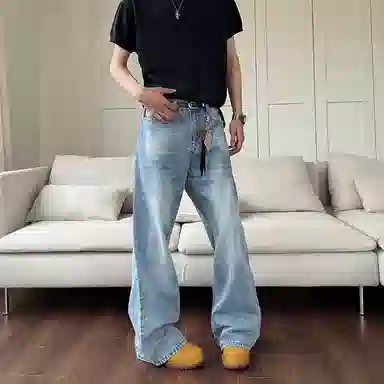 YearnObtainRainbow Retro Blue Jeans