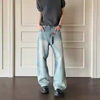 YearnObtainRainbow Retro Blue Jeans