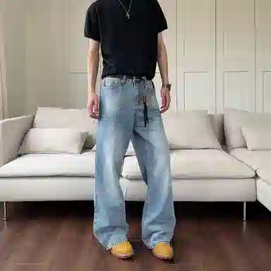 YearnObtainRainbow Retro Blue Jeans