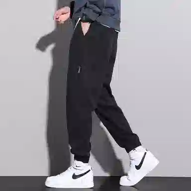 羽浅 潮流束脚运动百搭舒适时尚流行宽松休闲裤 男款