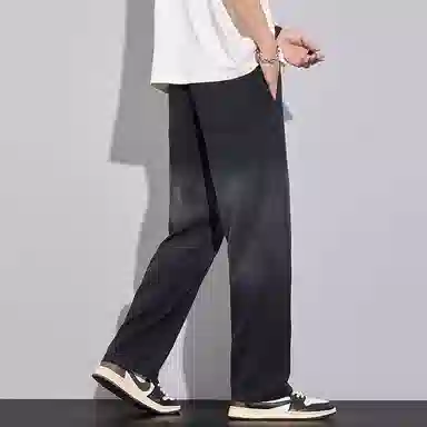 羽浅 美式宽松直筒潮牌舒适百搭休闲裤 男女同款