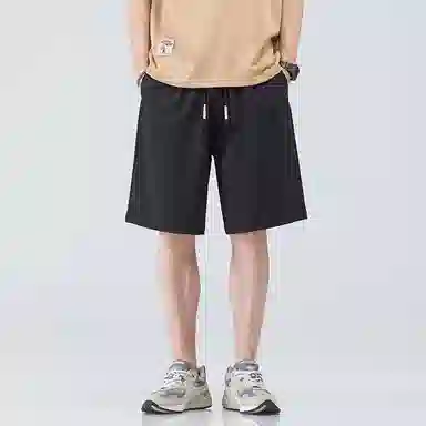 羽浅 潮流时尚百搭显高五分裤夏季薄款弹力中青年休闲短裤 男款