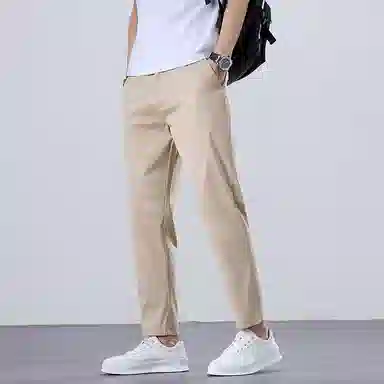 羽浅 速干透气九分裤薄款小直筒修身百搭运动裤日常基础款休闲裤 男款