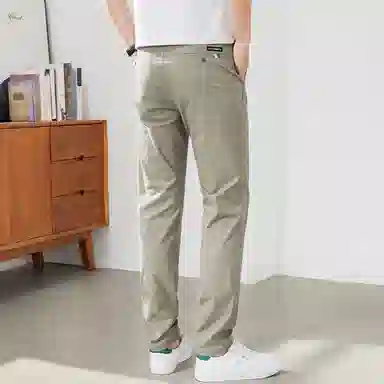 羽浅 韩版修身运动纯色薄款个性百搭轻商务直筒裤休闲裤 男女同款