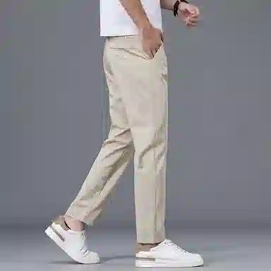 羽浅 薄款直筒垂顺舒适休闲裤 男女同款