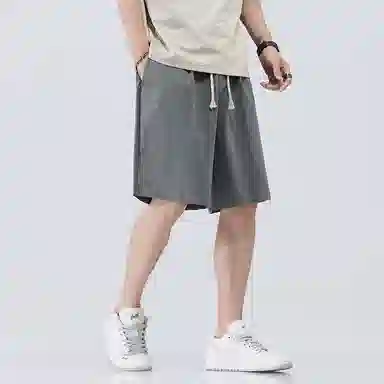 羽浅 潮流时尚百搭显高五分裤夏季薄款弹力中青年休闲短裤 男款