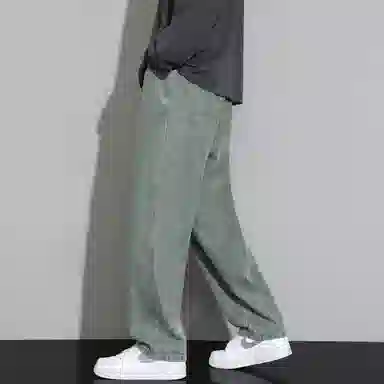 羽浅 休闲简约宽松直筒长裤美式高街多色水洗牛仔裤 男女同款
