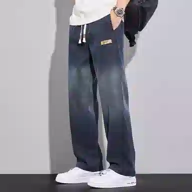 羽浅 美式宽松直筒潮牌舒适百搭休闲裤 男女同款