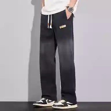 羽浅 美式宽松直筒潮牌舒适百搭休闲裤 男女同款