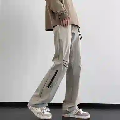 羽浅 港风户外宽松直筒简约百搭机能风舒适痞帅运动工装休闲裤 男款