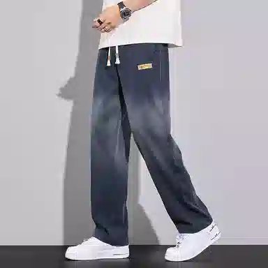 羽浅 美式宽松直筒潮牌舒适百搭休闲裤 男女同款