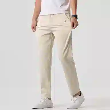 羽浅 轻商务时尚潮流日常纯色百搭直筒休闲裤 男女同款