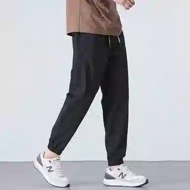 羽浅 薄款运动束脚裤潮流宽松舒适百搭休闲裤 男款