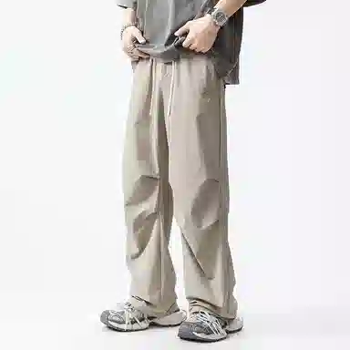 羽浅 潮牌美式工装长裤时尚百搭宽松直筒休闲裤 男款