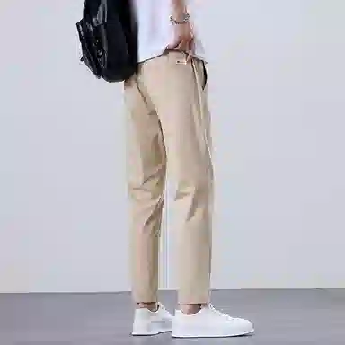 羽浅 速干透气九分裤薄款小直筒修身百搭运动裤日常基础款休闲裤 男款