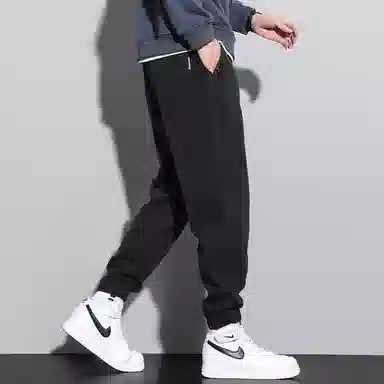 羽浅 潮流束脚运动百搭舒适时尚流行宽松休闲裤 男款