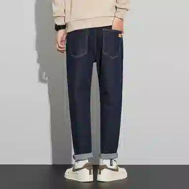 羽浅 美式潮流时尚宽松哈伦舒适耐穿耐磨青少年帅气百搭牛仔裤 男款