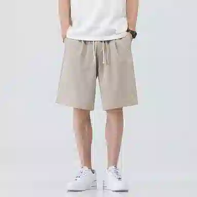 羽浅 潮流时尚百搭显高五分裤夏季薄款弹力中青年休闲短裤 男款