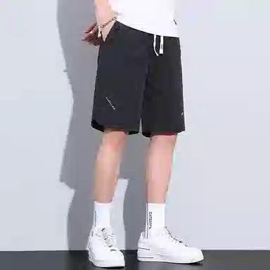 羽浅 五分裤潮流设计感百搭宽松休闲短裤 男款