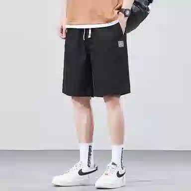 羽浅 夏季薄款直筒韩版运动透气百搭宽松休闲短裤 男款