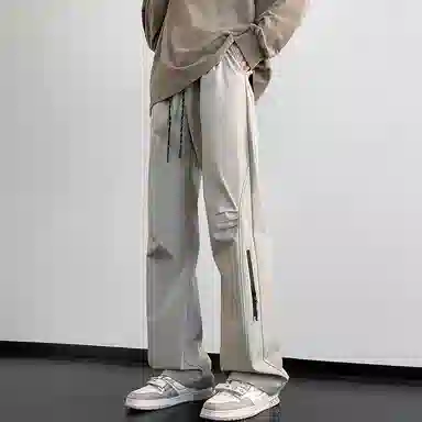 羽浅 港风户外宽松直筒简约百搭机能风舒适痞帅运动工装休闲裤 男款