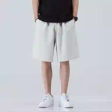 羽浅 潮流时尚百搭显高五分裤夏季薄款弹力中青年休闲短裤 男款