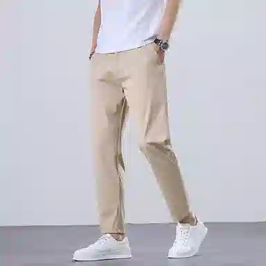 羽浅 速干透气九分裤薄款小直筒修身百搭运动裤日常基础款休闲裤 男款
