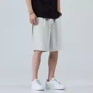羽浅 潮流时尚百搭显高五分裤夏季薄款弹力中青年休闲短裤 男款
