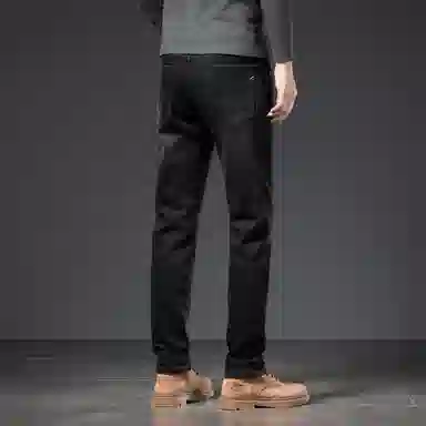 羽浅 弹力休闲修身直筒舒适百搭牛仔裤 男款