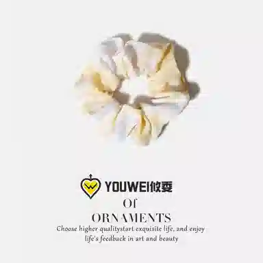 【通勤百搭ins大肠圈】 攸委 韩版清新发圈扎头发皮筋甜美少女不伤发头饰 布艺 超仙马尾头绳女温柔系 女款