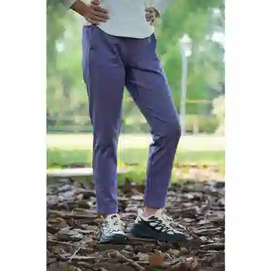 必迈 梭织保暖跑步训练轻弹抓绒针织运动裤 女款 薄暮紫