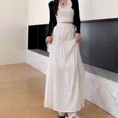 水中花 简约时尚通勤休闲长裙 女款