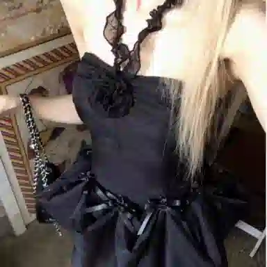 水中花 休闲简约优雅无袖连衣裙 女款