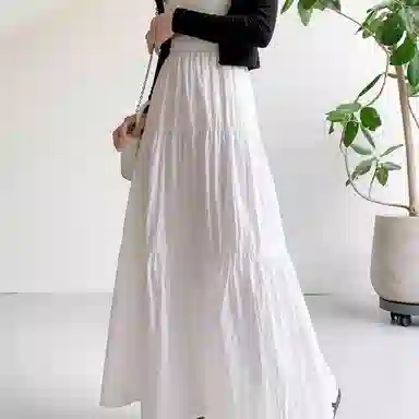 水中花 简约时尚通勤休闲长裙 女款