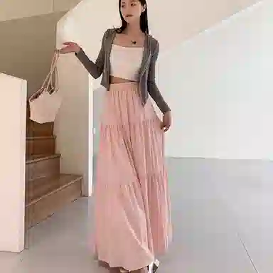 水中花 简约时尚通勤休闲长裙 女款