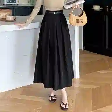 水中花 法式时尚百搭休闲长裙 女款