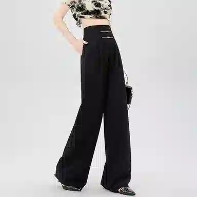 水中花 舒适高腰宽松百搭休闲裤 女款