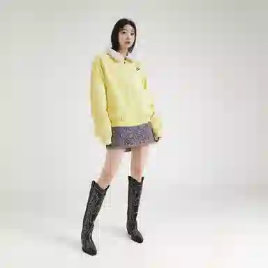 水中花 宽松短款休闲棉服 女款