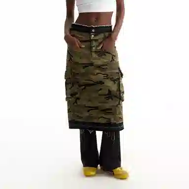 CONP Camouflage Cargo Dress Light Khaki