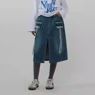 CONP Satin Bow Skirt