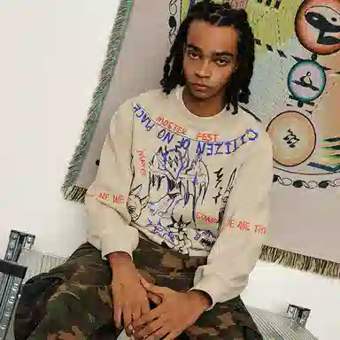 CONP AW24 Monster Park Graffiti Crewneck Sweatshirt