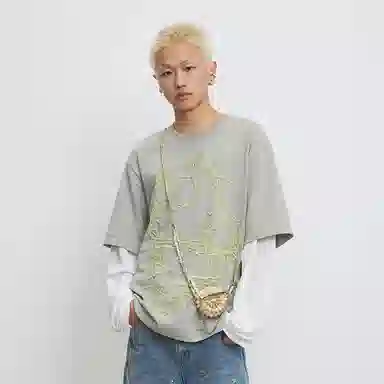 CONP Conch Embroidery Long T-shirt T