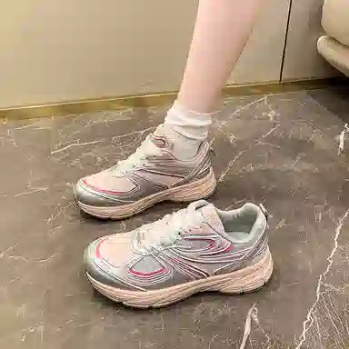 小鹿米利 时尚 耐磨 低帮 老爹鞋 女款